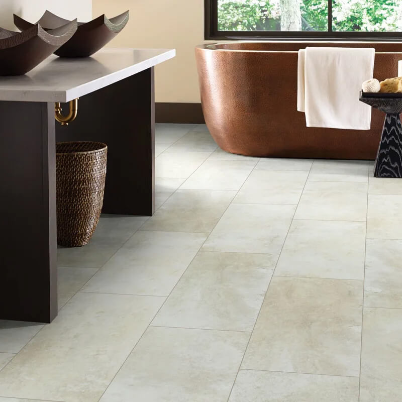 luxury-vinyl-flooring-for-bathrooms | Flooring By Design NC