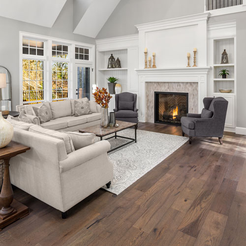 Living room vinyl flooring | Flooring By Design NC